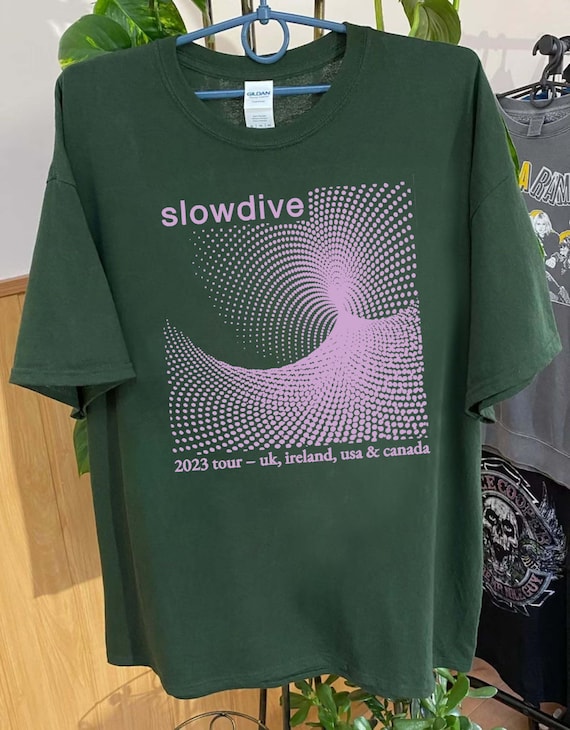Slowdive Tour T-shirt, Slowdive Souvlaki Tee, Slowdive Band Gift