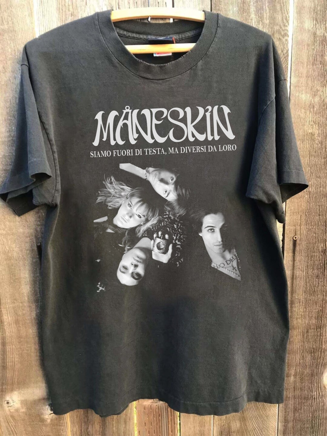 maneskin tシャツ Maneskin Rock Band Vintage T-shirt, Maneskin Album Shirt