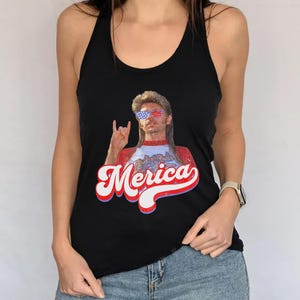 Retro Joe Dirt Merica July 4th Tank Top, Joe Dirt Merica T-shirt, Funny Joe Dirt 4th of July Shirt, Gift For Independence Day