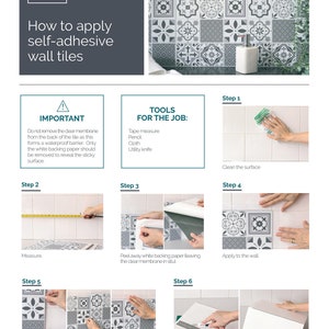 Self Adhesive Wall Tiles 30.5cm X 30.5cm 1.4mm VINTAGE - Etsy