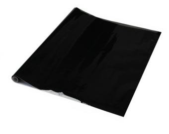 dc fix Glossy Black Self-adhesive Vinyl Kitchen Wrap