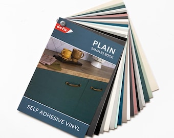 dc fix Plains Self-adhesive Vinyl Wrap A5 Sample Book
