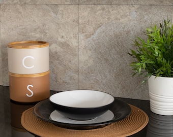 dc fix Light Slate 30.5 x 30.5cm Self-adhesive Vinyl Wall Tiles