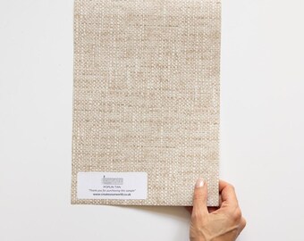 Nu Wallpaper Poplin Tan Self-adhesive Wallpaper A4 Sample