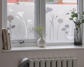 dc fix Blossom Pellicola adesiva statica per finestre in vinile di alta qualità, 45 cm x 1,5 m