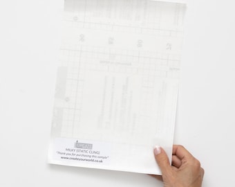 dc fix Milky Window Film A4 Sample