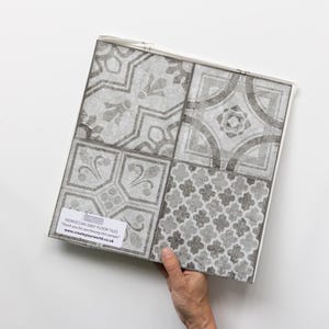 dc fix Moroccan Grey Full Floor Tile Sample