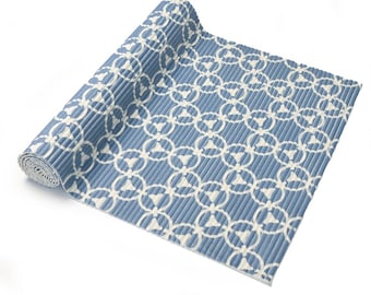 dc fix Anti Slip Comfort Mat Amera Blue to protect surfaces and prevent slippage (65cm x 2m)