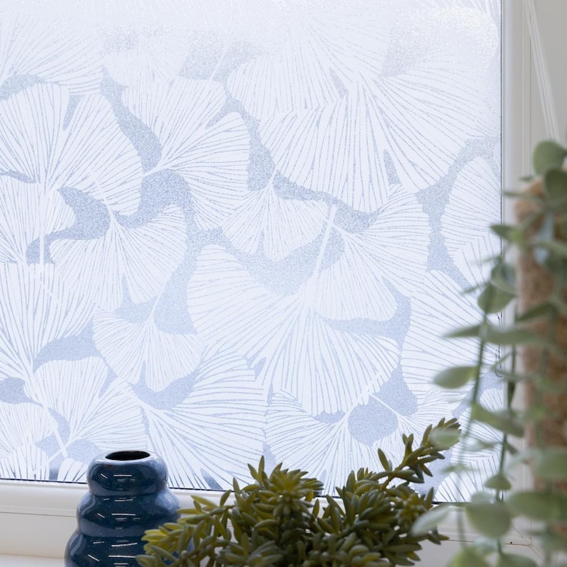 d-c-fix Ginkgo Eco Line Vinilo adhesivo estático sin PVC para ventanas para privacidad y decoración imagen 4
