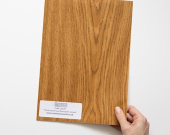 dc fix Oak Light Self-adhesive Vinyl Wrap A4 Sample