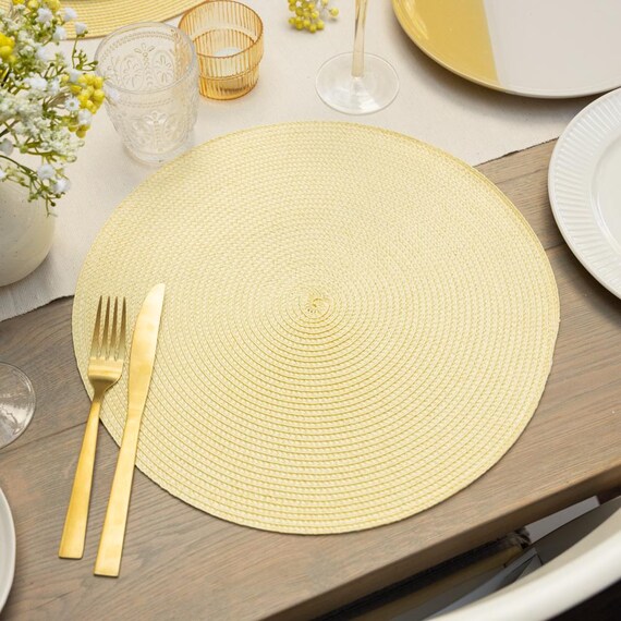 Dc fix Vanille Eco-line abwischbare Tischsets im 4er oder 6er Set