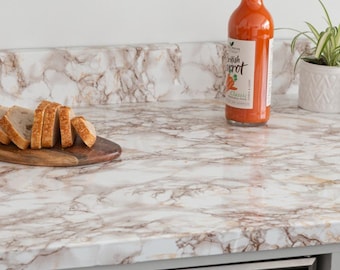 d-c-fix Kitchen Worktop Wrap 90cm x 3m Cortes Brown Self-adhesive Vinyl Film