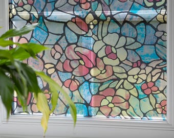 Venetian Garden dc fix Peel and Stick Window Film for Privacy & Decor (45cm x 2m)