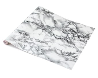 Marble White dc fix self-adhesive vinyl kitchen & furniture wrap film