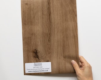 d-c-fix Artisan Oak Self-adhesive Vinyl Wrap A4 Sample