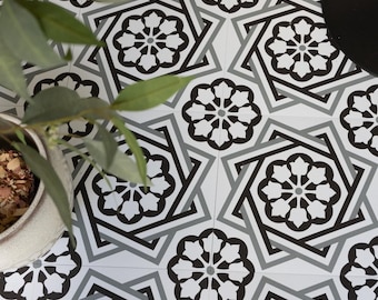 Floor Pops Dakota 30.48cm x 30.48cm Self-adhesive Vinyl Floor Tiles