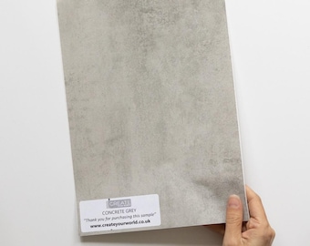 d-c-fix Concrete Grey Self-adhesive Vinyl Wrap A4 Sample