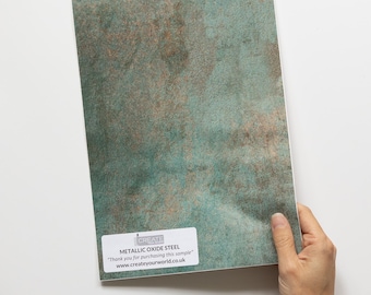 d-c-fix Oxide Steel Self-adhesive Vinyl Wrap A4 Sample