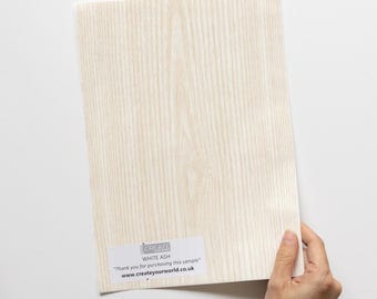 d-c-fix White Ash Self-adhesive Vinyl Wrap A4 Sample