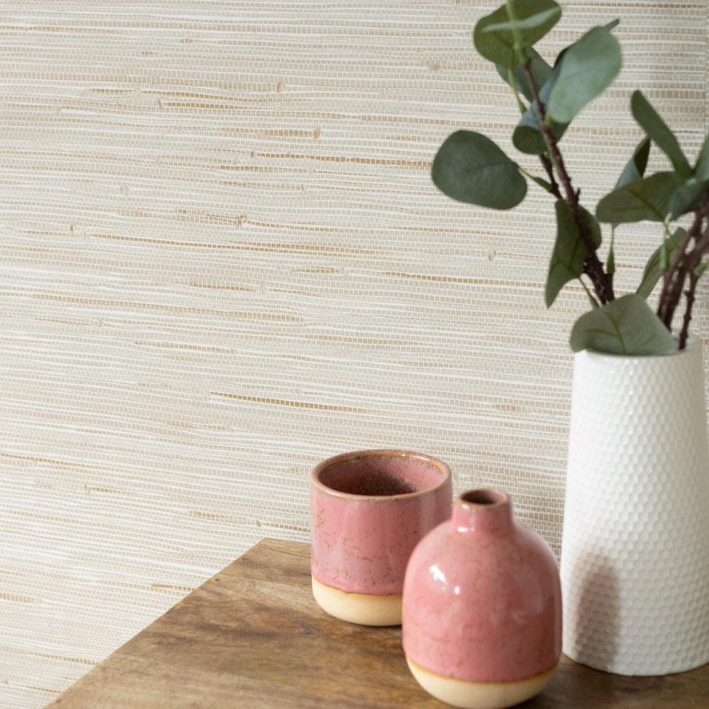 A4 SAMPLE Nu Wallpaper SEAGRASS NATURAL Peel & Stick Wallpaper Etsy UK