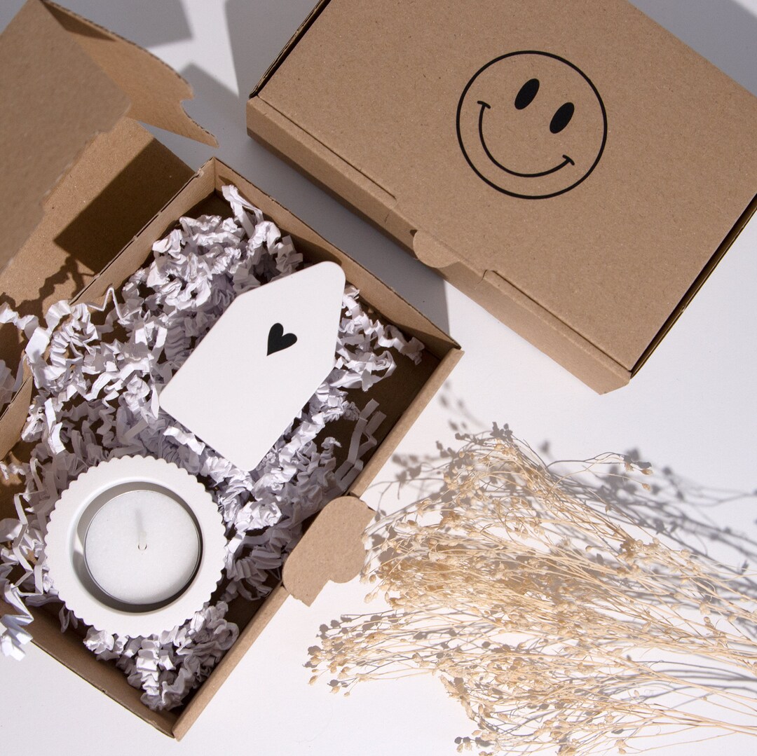 Tea Light Holder Gift Set scandi With Decorative Etsy