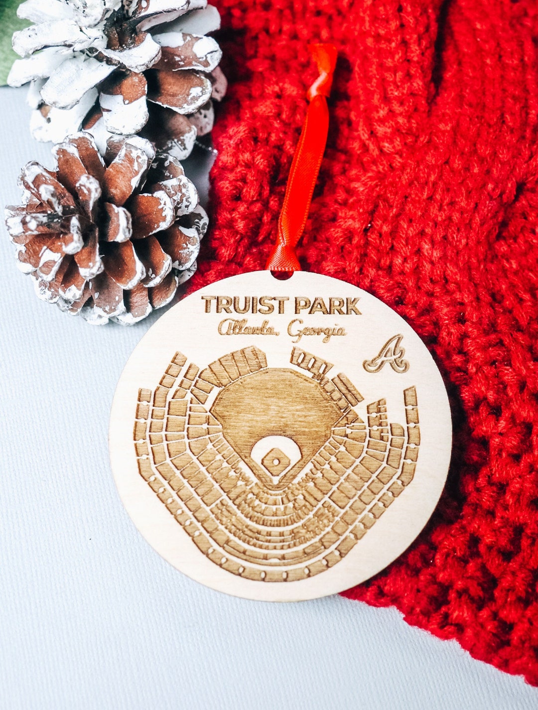 MLB Stadium Christmas Ornament, MLB Fans, Christmas Tree Decor, World