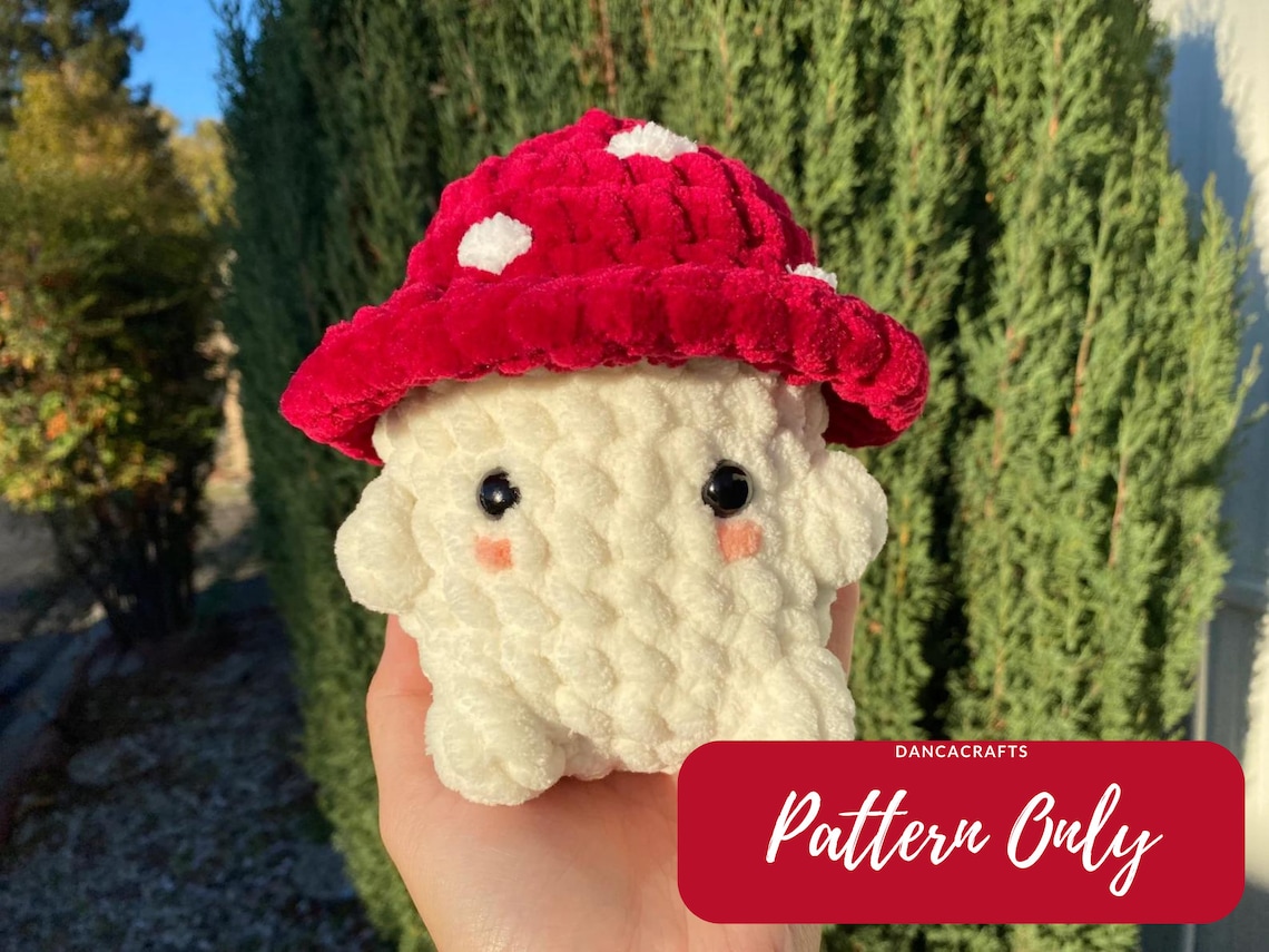 EASY Chonky Mushroom Boy Crochet Pattern Crochet Patterns Etsy