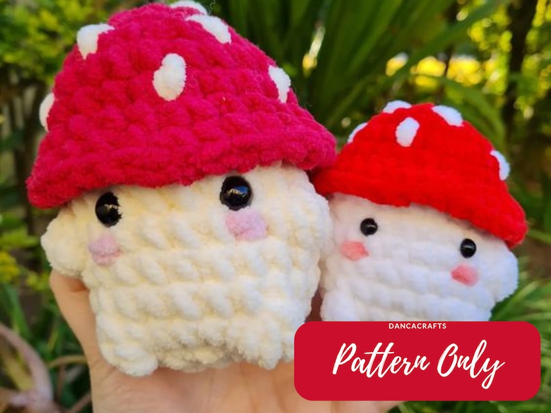 EASY Chonky Mushroom Boy Crochet Pattern Crochet Patterns Etsy