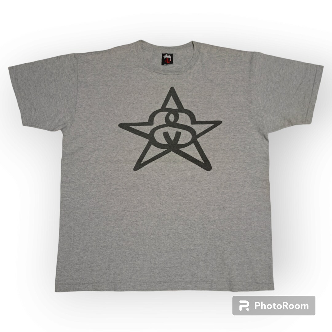 トップス Old Stussy haze NEW Stussy X Haze Tee T-shirt Shirt XL Extra Large Gray