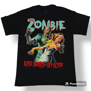 Vintage rare rob zombie band t shirt