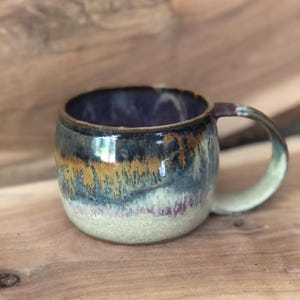 One-of-a-Kind Pottery Cup | Ceramic Mug | Purple Haze