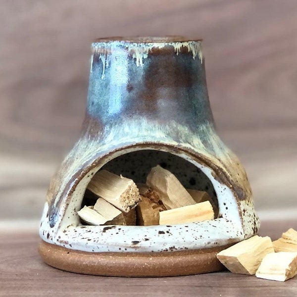 Custom Burner for palo santo | Incense holder | Palo santo holder | Cone incense chiminea | Smudging gift