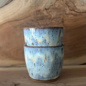 Custom Glazed Pottery Tumbler: Handmade Ceramic Cacao Cup |Sipper image 2