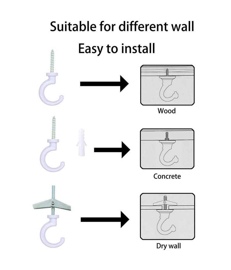 Baby Mobile cream Ceiling hook INCLUDED image 5