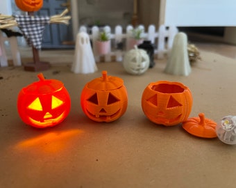 Wichtel Zubehör Halloween Kürbisse, 3D Druck