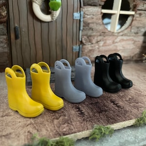 Gnome Accessories Gnome Boots Miniature Boots, 3D Print