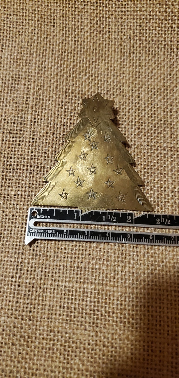 Brass Handmade Pin/ Brooch (2) Christmas - image 7