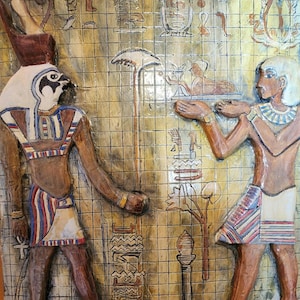 Azulejo de pared de arte antiguo de Egipto