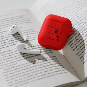 No Mourners, No Funerals Rubber Case for AirPods® // Shadow And Bone, Six Of Crows, Ketterdam, Bookish Gift, Fantasy Book Airpod Case, Reads