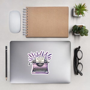 Tortured Poet Naklejki bez pęcherzyków powietrza // Naklejka na dziennik czytelniczy Lavender Haze, wystrój Kindle, książki i kwiaty, naklejka na wózek z książkami kwiatowymi, przeczytaj