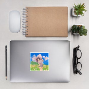 Naklejki bez pęcherzyków powietrza inspirowane mangą // Dekoracja Bujo w stylu anime, dekoracja wózka na książki, dziennik czytelniczy, prezent dla geeków, japońska estetyka, sztuka Kindle
