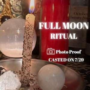 Volle Maan Manifestatie Ritueel 29/7 - Loslaten & Vernieuwen | Digitale Levering