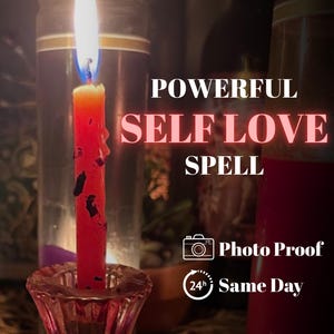 Same Day Self Love Spell Candle - Know Your Worth, Acceptance, and Confidence