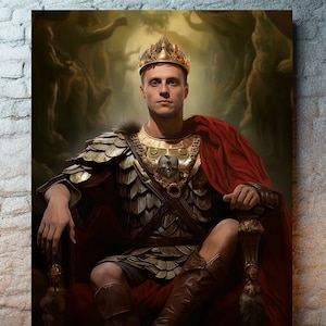 Ritratto reale personalizzato da foto / Ritratto rinascimentale / Ritratto storico / Ritratto reale / Ritratto umano / Ritratto maschile personalizzato