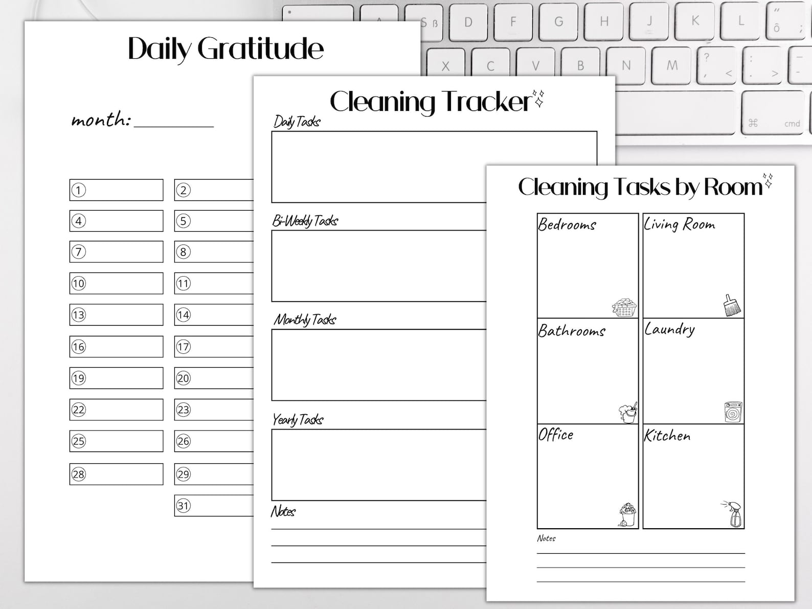 Bullet Journal Printables BUJO Printables Bundle Dot Grid - Etsy