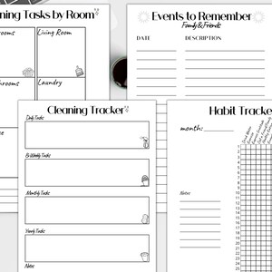 Bullet Journal Printables BUJO Printables Bundle Dot Grid - Etsy