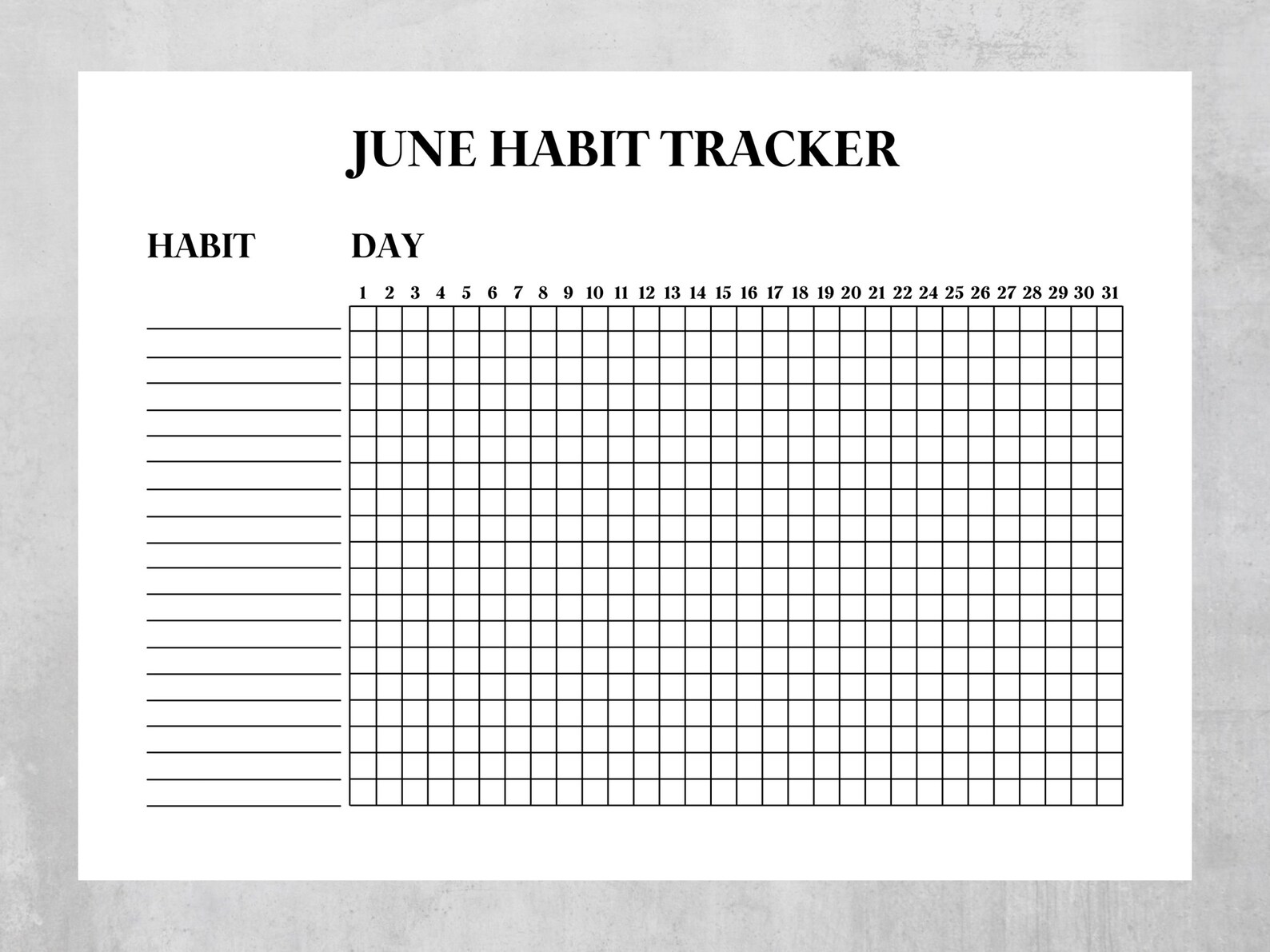 Habit Tracker Printables Bundle Weekly Habit Tracker Etsy Habit Tracker Printables Bundle Weekly Habit Tracker Etsy