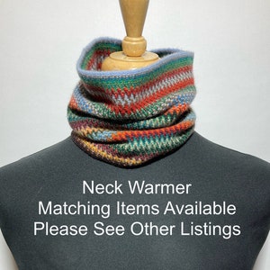 Lambswool Angora Neck Warmer (Fine Gauge) - Designed and Made in Scotland