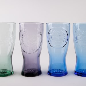 Vintage McDonald&#39;s &quot;Through the Years&quot; Promo Set of Drinking Glasses
