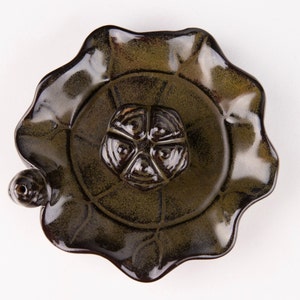 Midcentury Ceramic Incense Holder Ashtray: USA Pottery